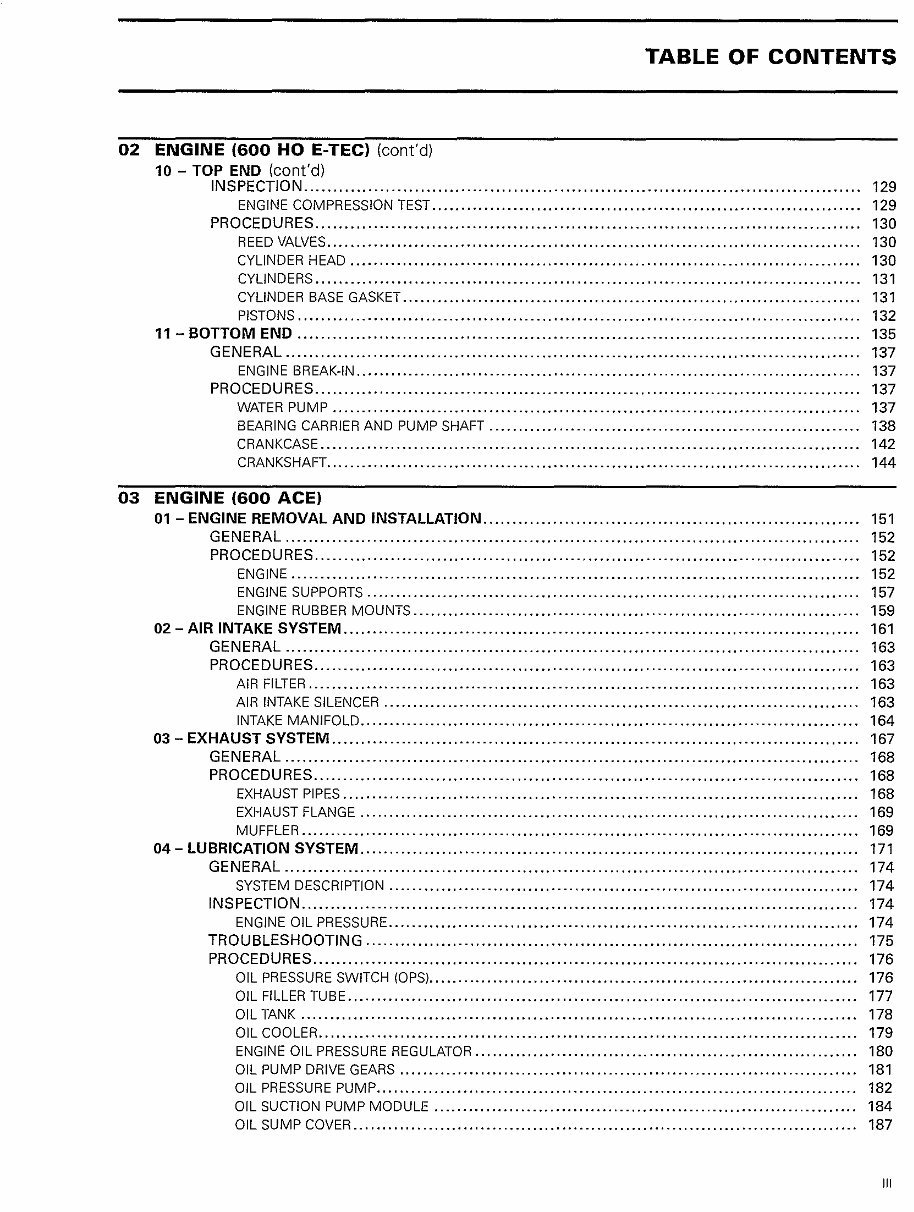 2010-2012 Ski-Doo REV-XU Snowmobile All Models Service & Repair Manual preview img 4