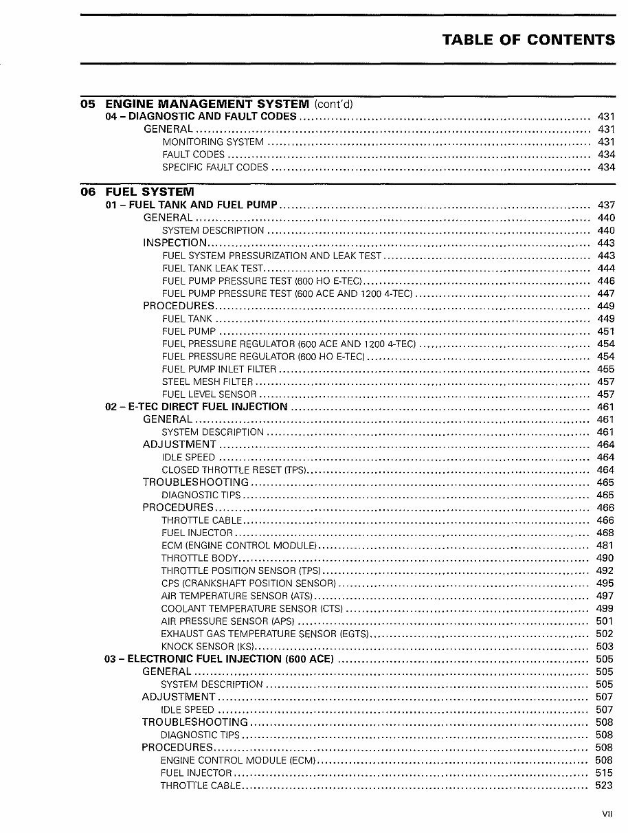 2010-2012 Ski-Doo REV-XU Snowmobile All Models Service & Repair Manual preview img 8