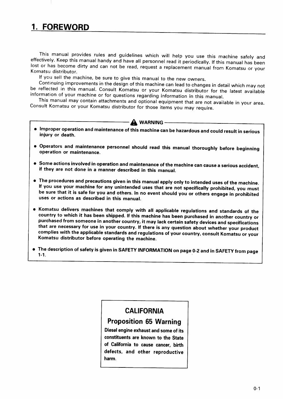 KOMATSU WA50-3 Wheel Loader Service Repair Manual + Operation & Maintenance Manual preview img 2