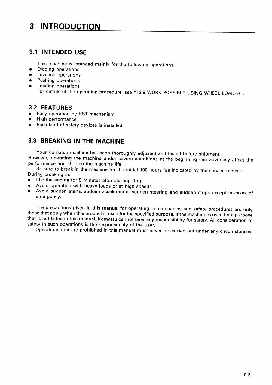 KOMATSU WA50-3 Wheel Loader Service Repair Manual + Operation & Maintenance Manual preview img 4