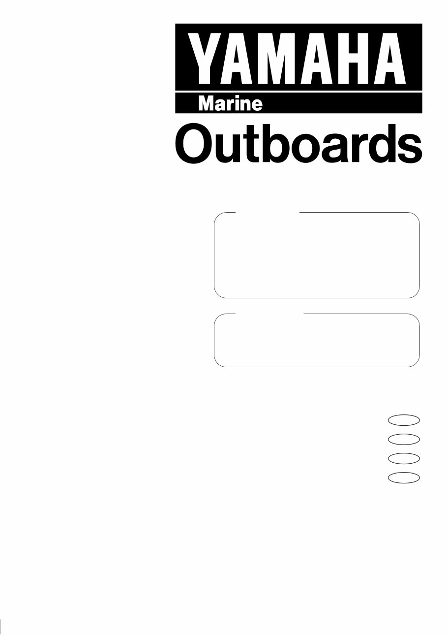 YAMAHA OUTBOARD F15A F9.9C FT9.9D Service Repair Manual preview img 1
