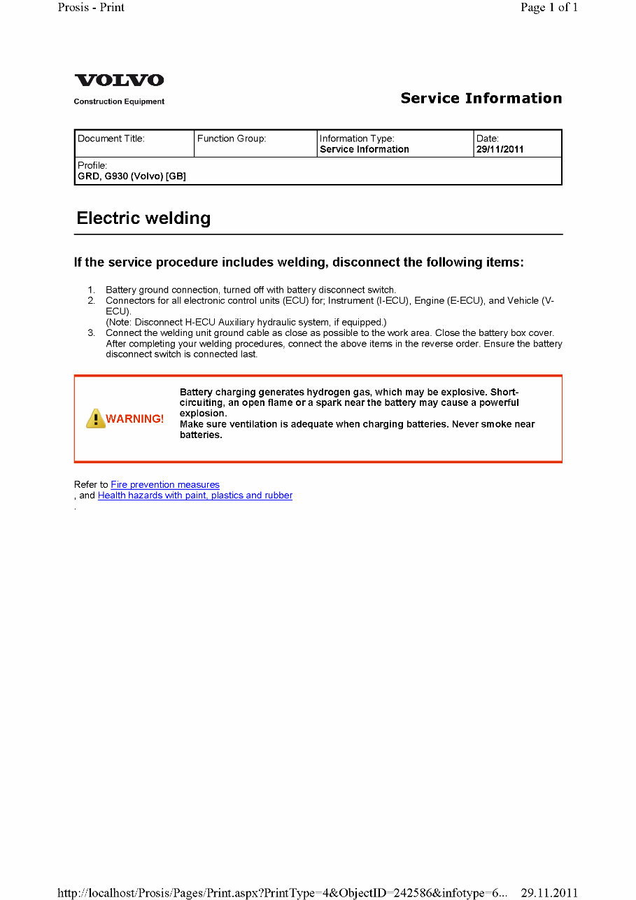 Volvo G930 Motor Grader OEM Service & Repair Manual preview img 2