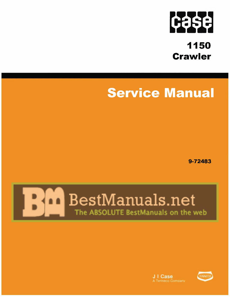 CASE 1150 Crawler Service Repair Workshop Manual preview img 1