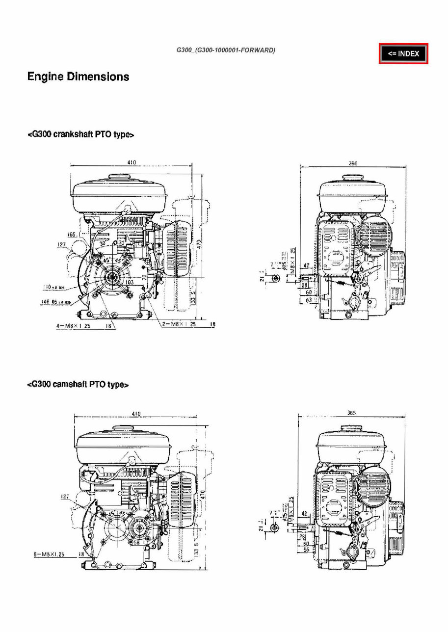 Honda G300 Horizontal Shaft Engine Complete Workshop Service Repair Manual preview img 6