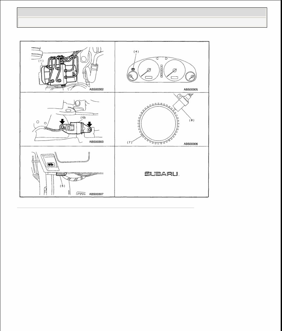2005 SUBARU BAJA Service and Repair Manual preview img 10