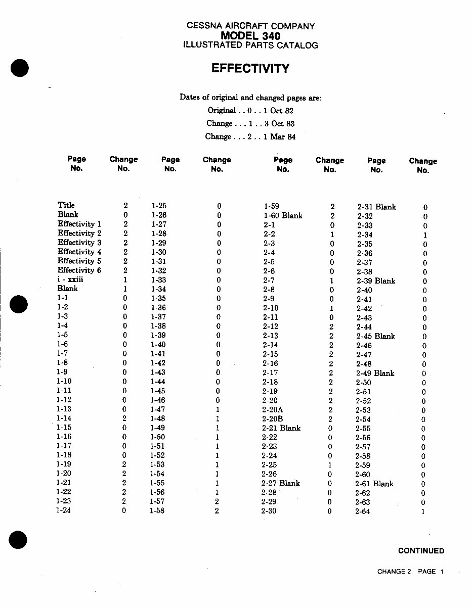 1972-1980 Cessna 340 IPC Parts Catalog (P653-2-12) preview img 5