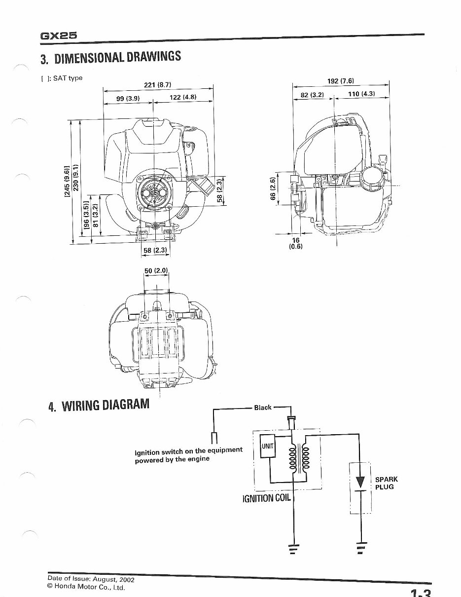 2002-Onwards Honda GX25 4 Stroke OHC Engine Service & Repair Manual preview img 4