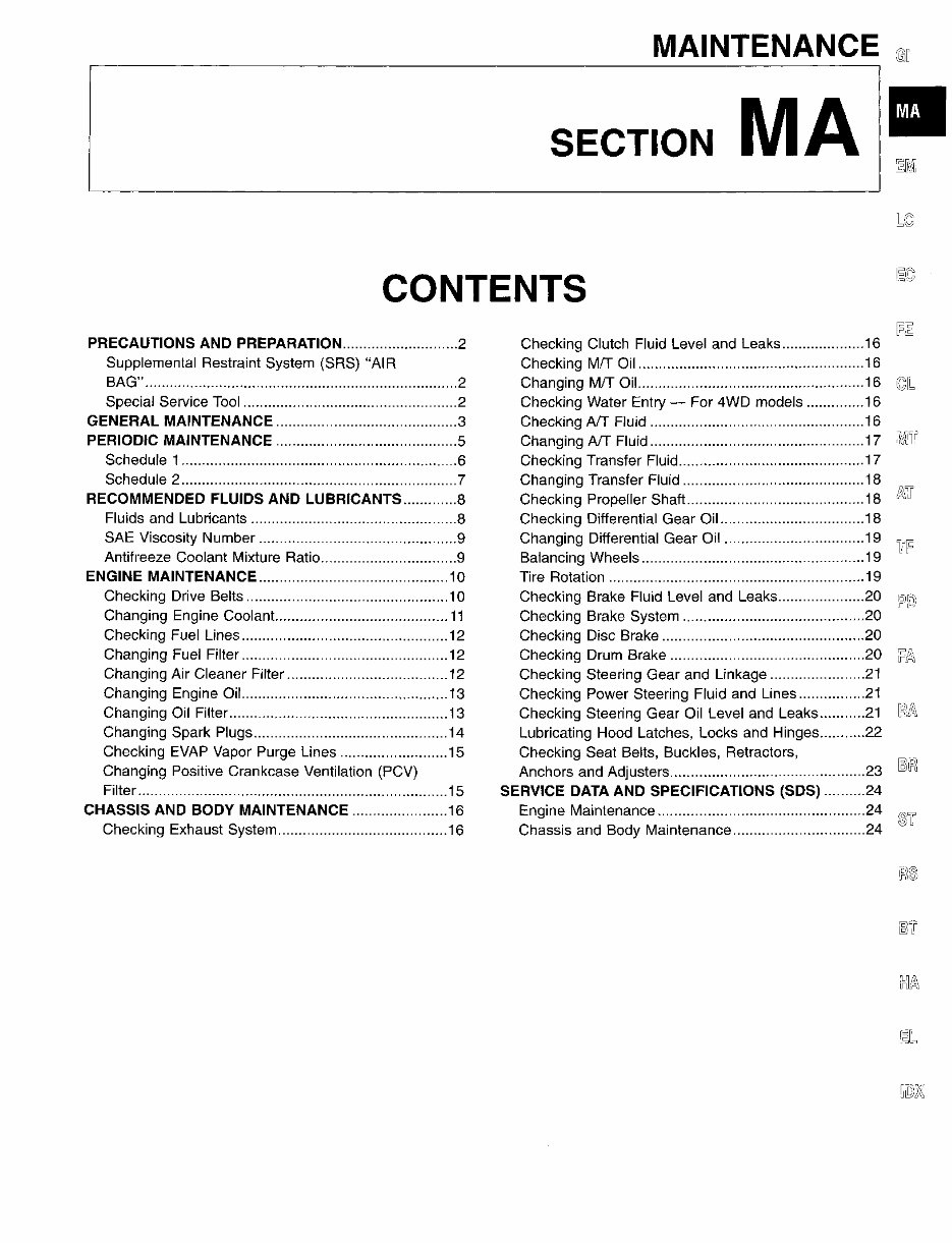 1986-1997 Nissan Navara (D21) Service & Repair Manual preview img 6