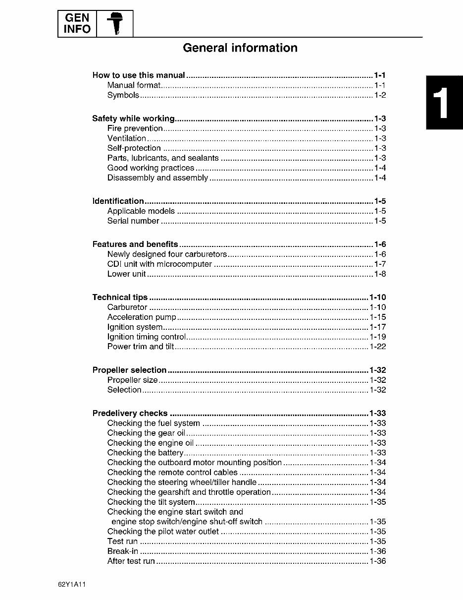 2001 2002 2003 Yamaha 50hp 4-stroke & High Thrust models & 2001-2003 F50(35hp) Jetdrive Outboard Models Service Manual preview img 3