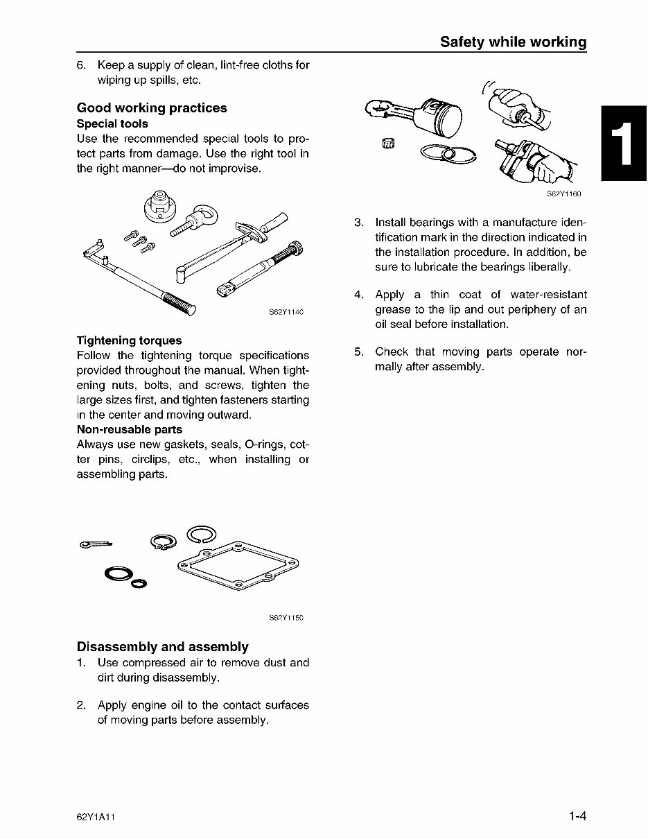 2001 2002 2003 Yamaha 50hp 4-stroke & High Thrust models & 2001-2003 F50(35hp) Jetdrive Outboard Models Service Manual preview img 7