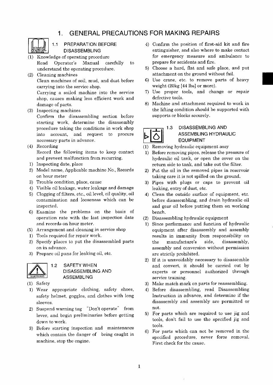Kobelco SK330 Service Manual preview img 9