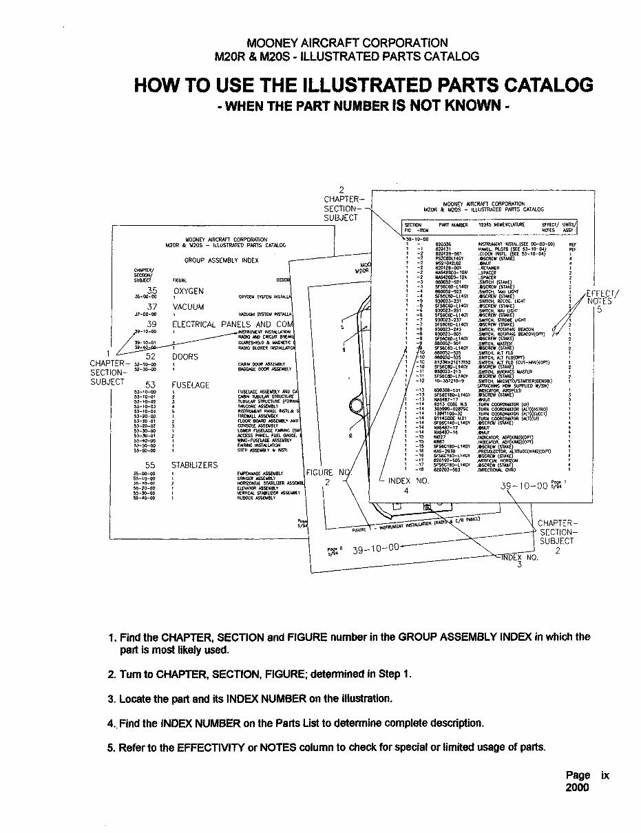 Mooney M20R Illustrated Parts Catalog Manual M20-R - IMPROVED - preview img 9