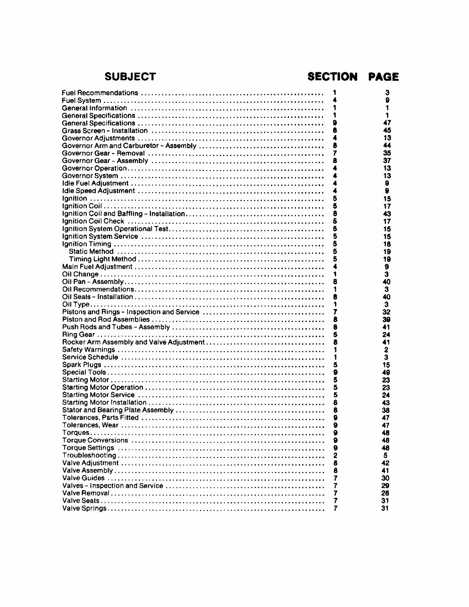 Kohler K361 Engine Full Service Repair Manual preview img 6