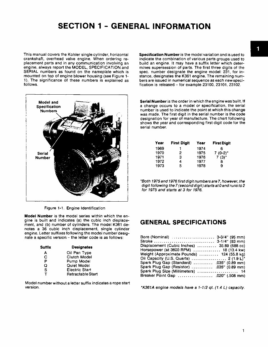 Kohler K361 Engine Full Service Repair Manual preview img 7