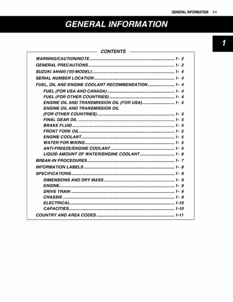 2003-2006 Suzuki AN400 Burgman 400 Service & Repair Manual preview img 10
