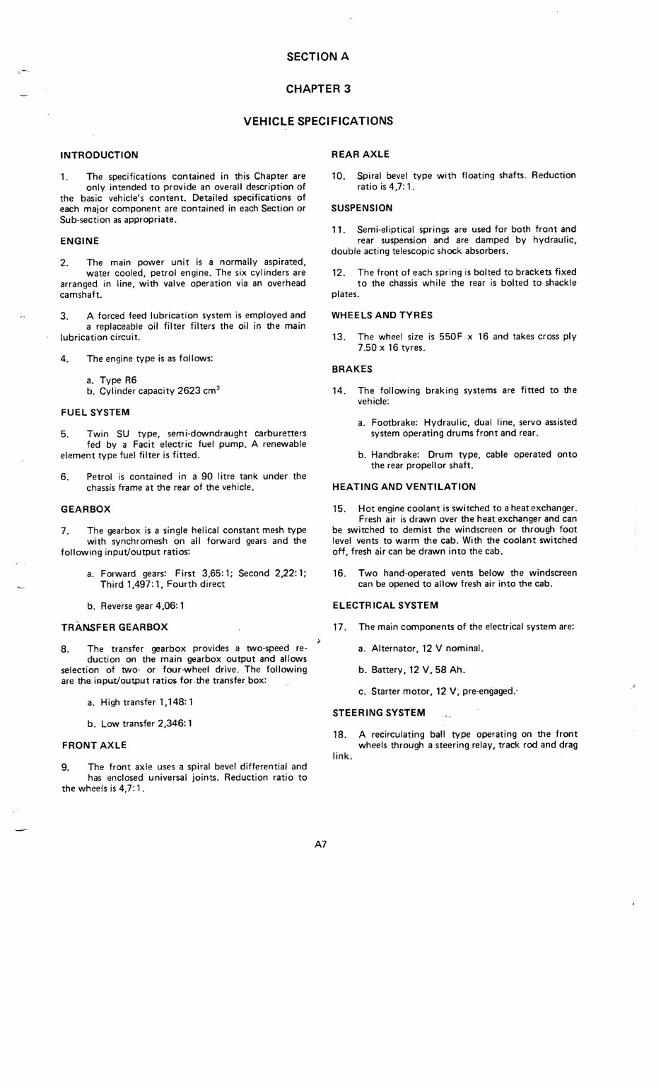 Land Rover Series 3 Service Manual preview img 10