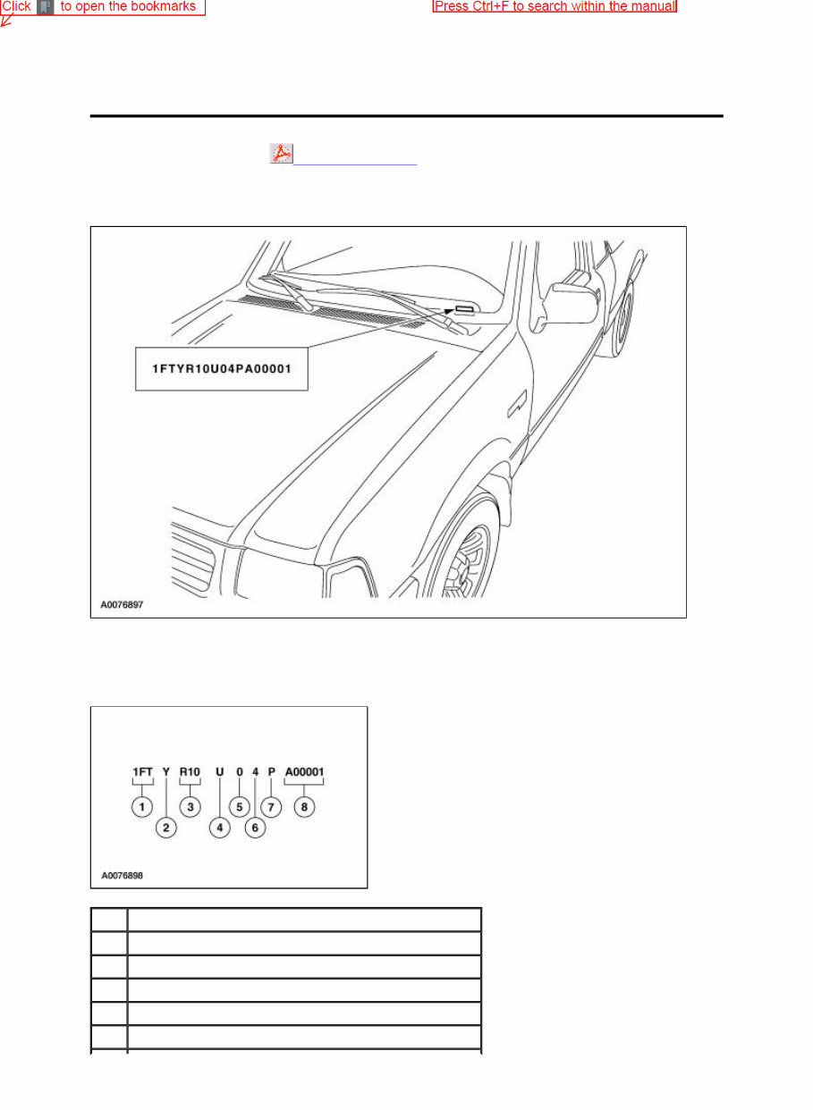 2004 Ford Ranger Service & Repair Manual preview img 1