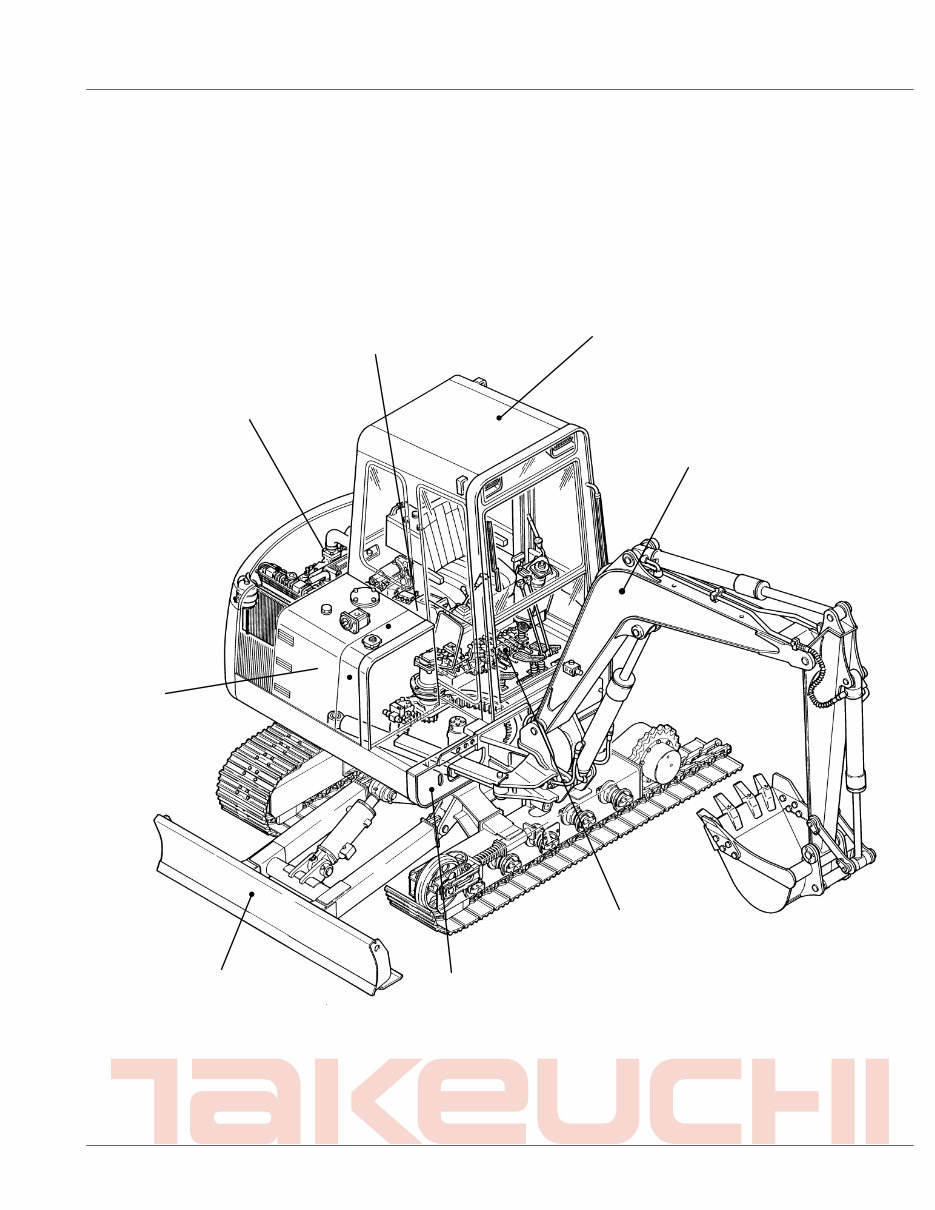 TAKEUCHI Excavator BODY Parts Catalog TB045 preview img 1