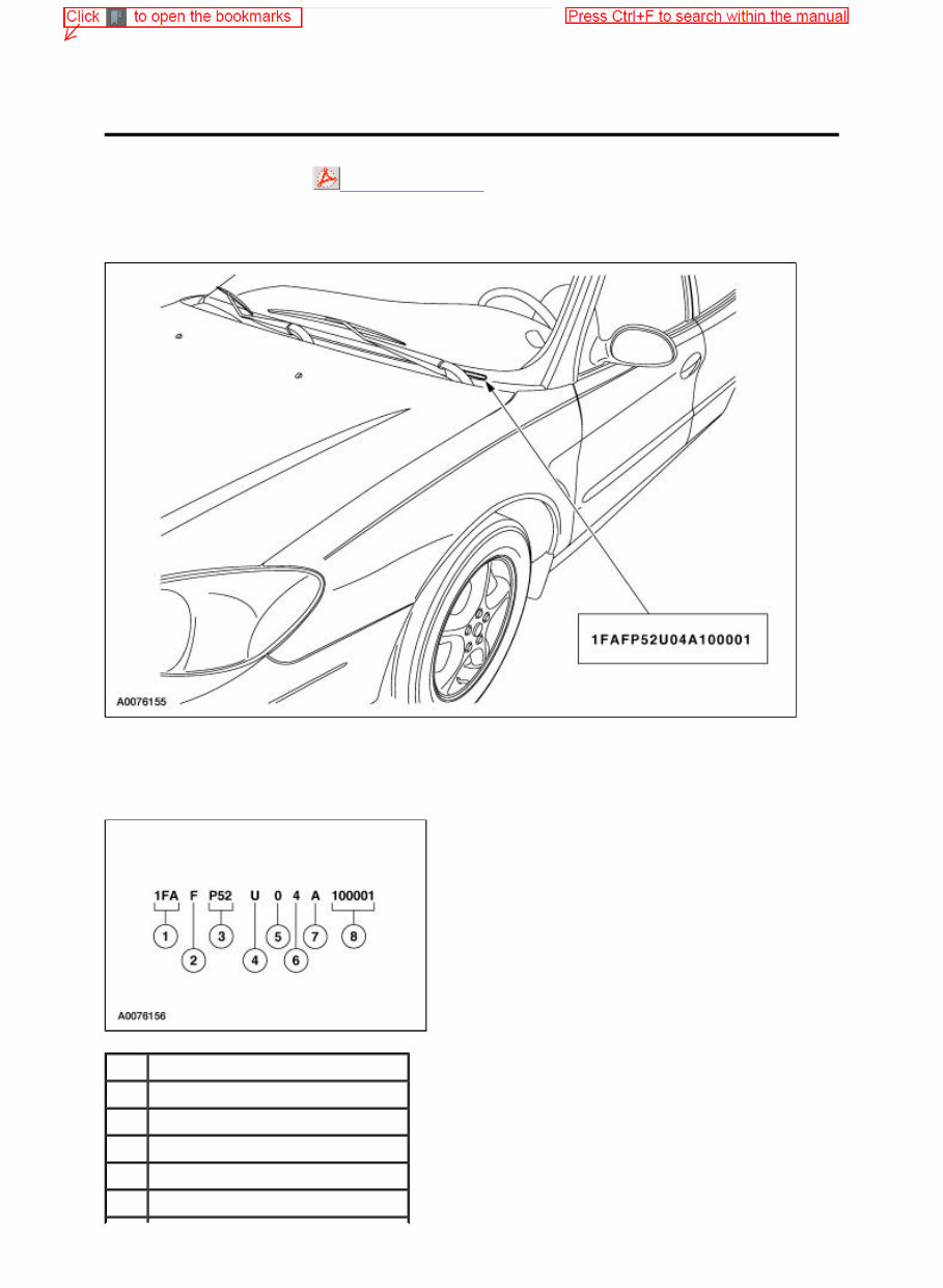2004 Ford Taurus Service & Repair Manual Software preview img 1