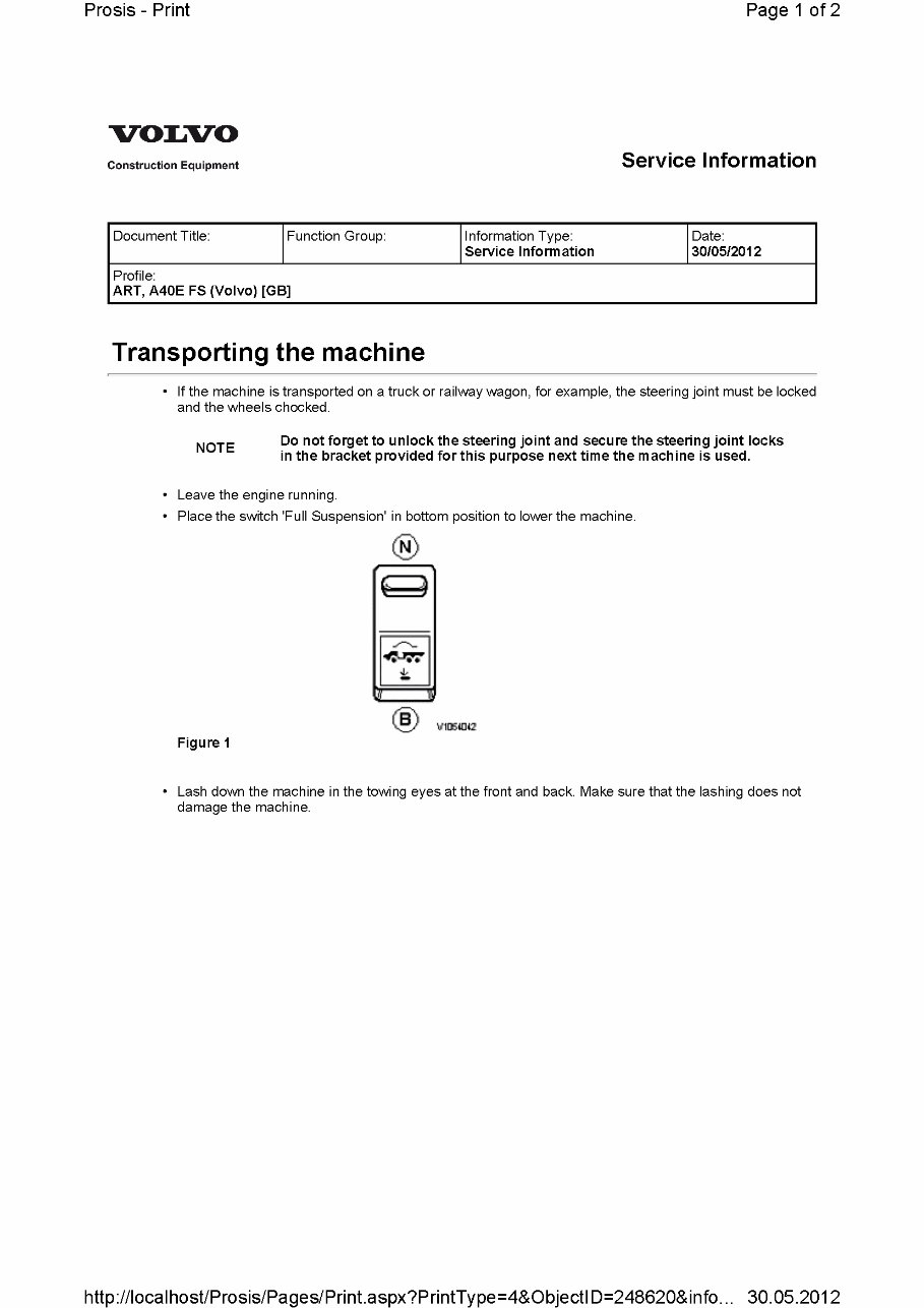 Volvo A40E FS A40EFS Articulated Dump Truck Service Repair Manual INSTANT preview img 1