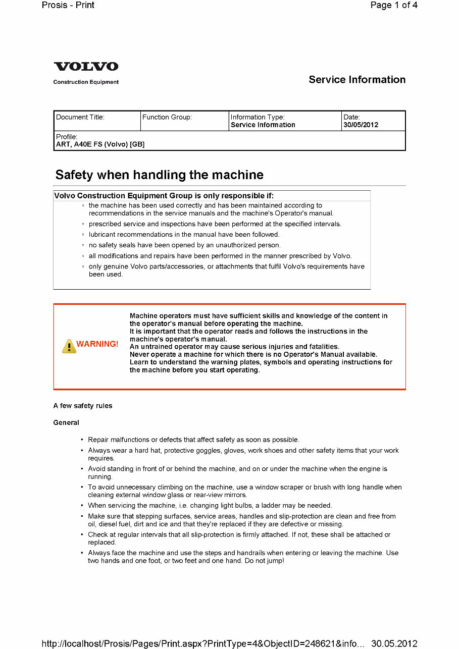 Volvo A40E FS A40EFS Articulated Dump Truck Service Repair Manual INSTANT preview img 10