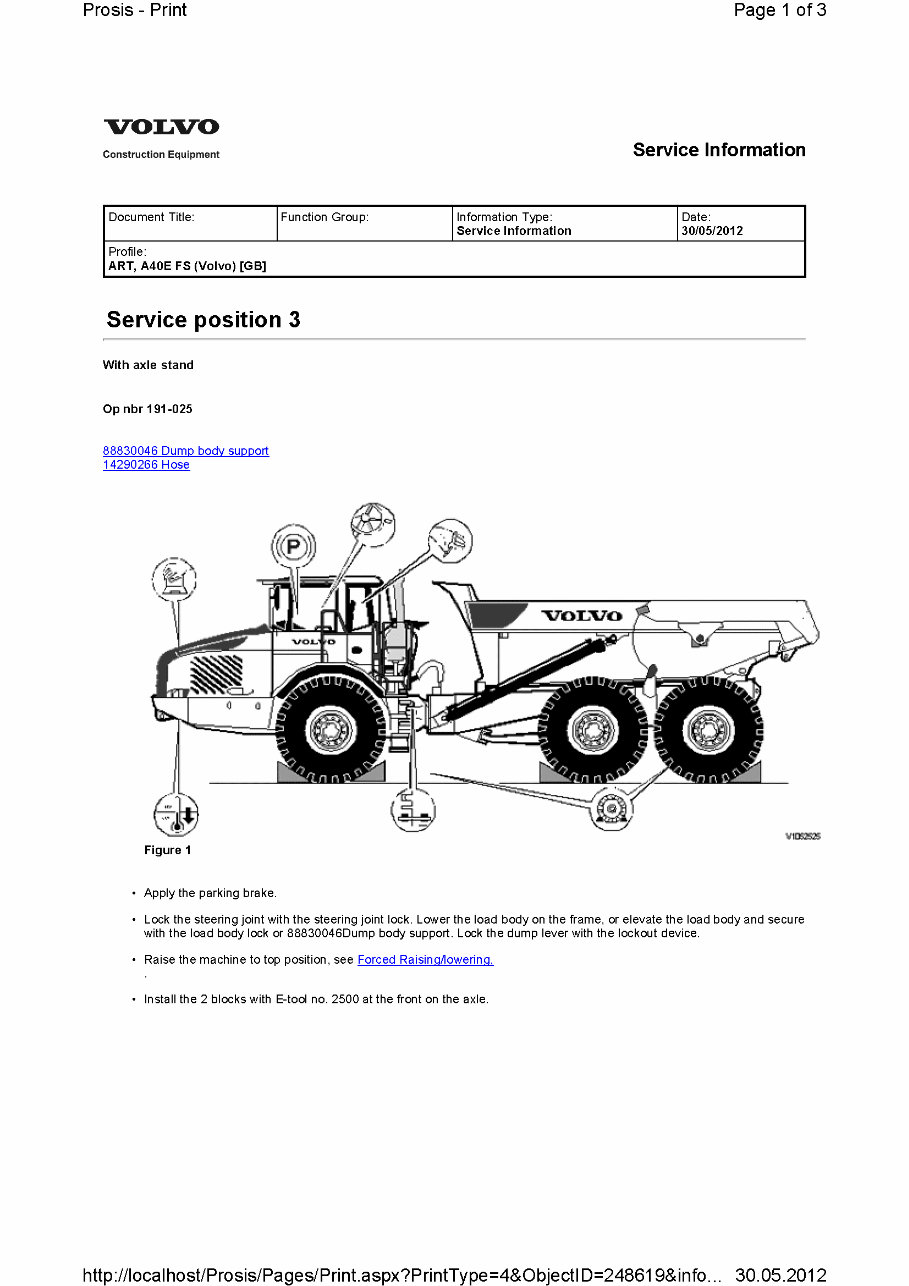 Volvo A40E FS A40EFS Articulated Dump Truck Service Repair Manual INSTANT preview img 4