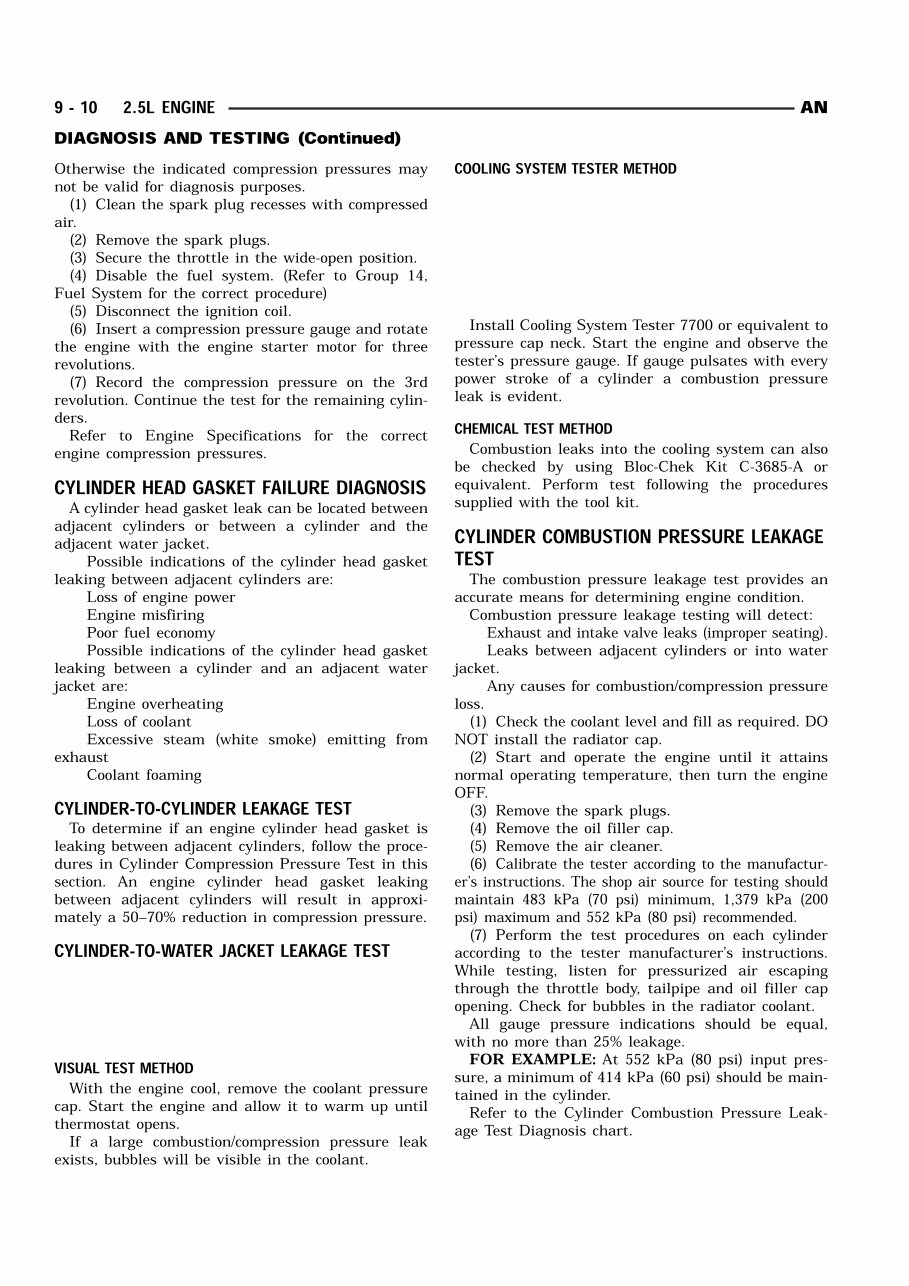 1997-2004 Dodge Dakota Service & Repair Manual (Spanish) preview img 10