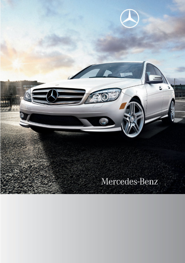 2010 Mercedes-Benz C-Class C250 C300 C350 C63 4MATIC Sport Owners User Operator Manual preview img 1