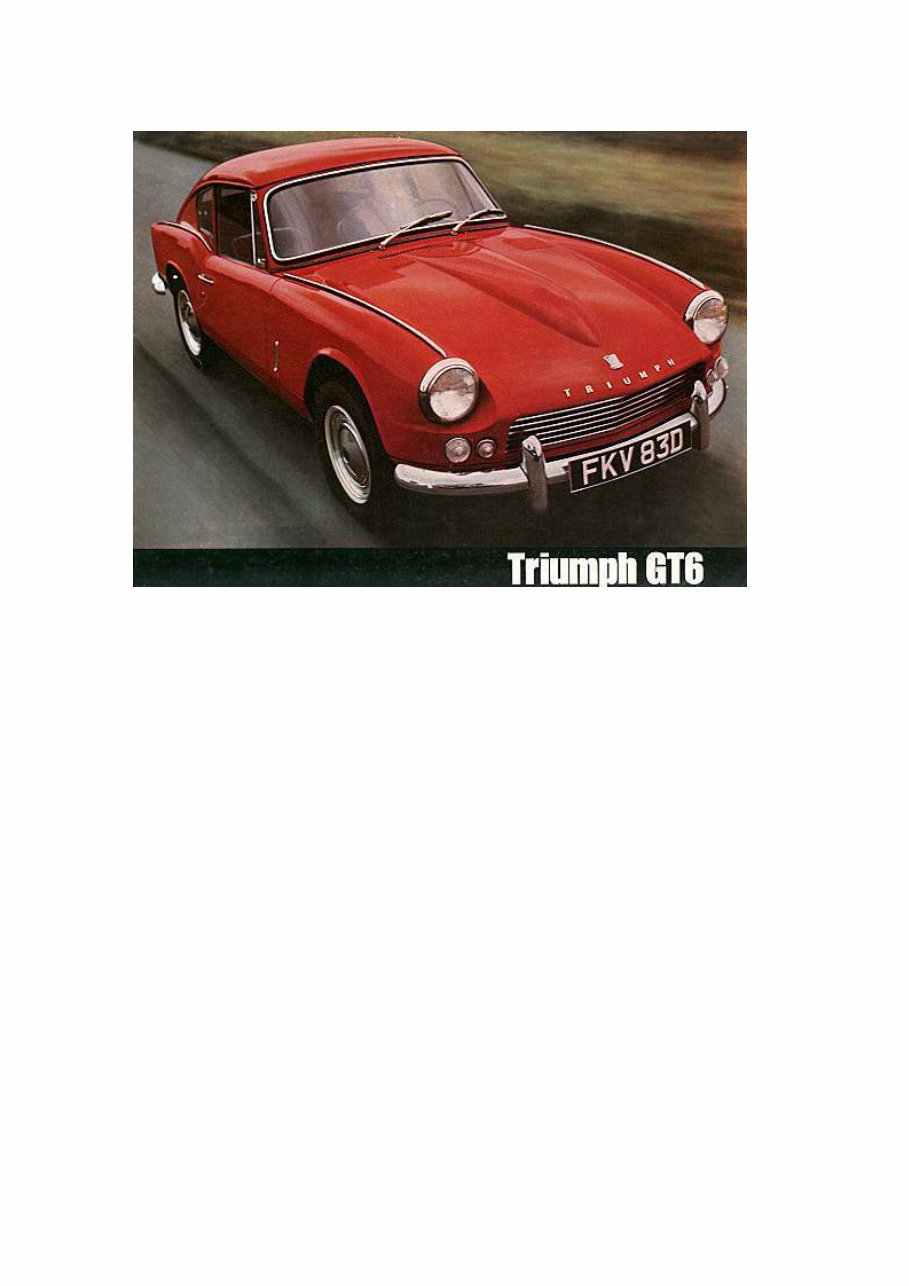 TRIUMPH GT6 GT 6 VITESSE Service Manual preview img 1
