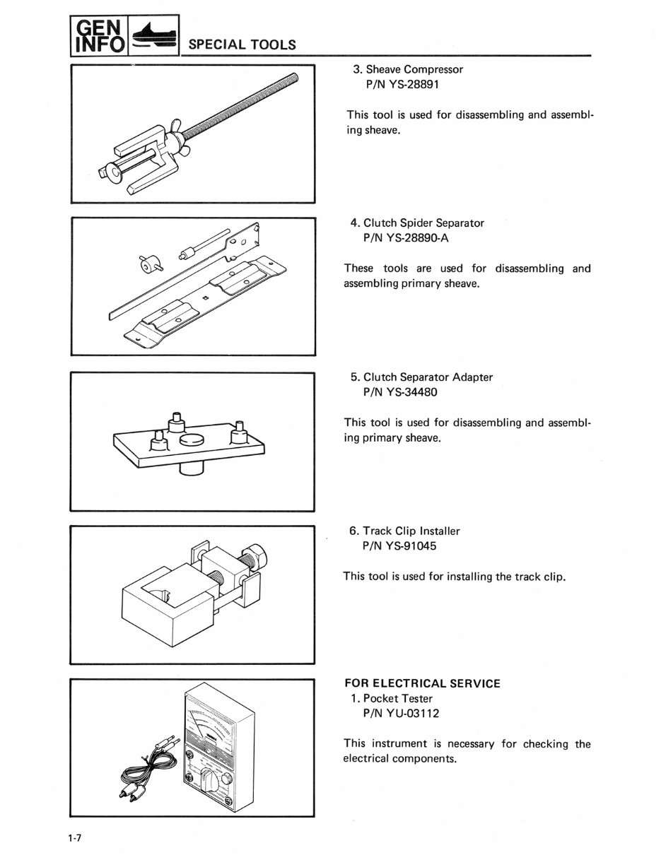 1988-2005 Yamaha Viking VK 540 Series Snowmobile Service Repair Factory Manual INSTANT preview img 10