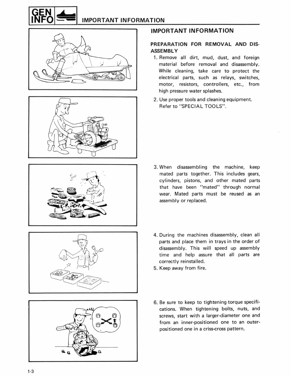 1988-2005 Yamaha Viking VK 540 Series Snowmobile Service Repair Factory Manual INSTANT preview img 6