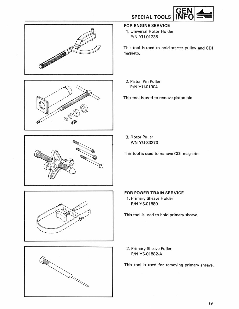 1988-2005 Yamaha Viking VK 540 Series Snowmobile Service Repair Factory Manual INSTANT preview img 9