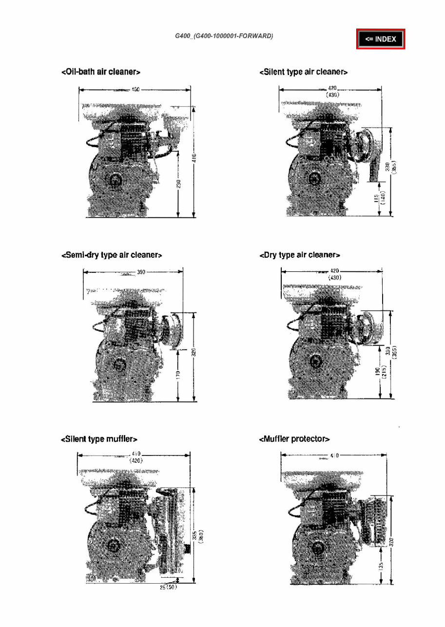 Honda G400 Horizontal Shaft Engine Repair Manual preview img 7