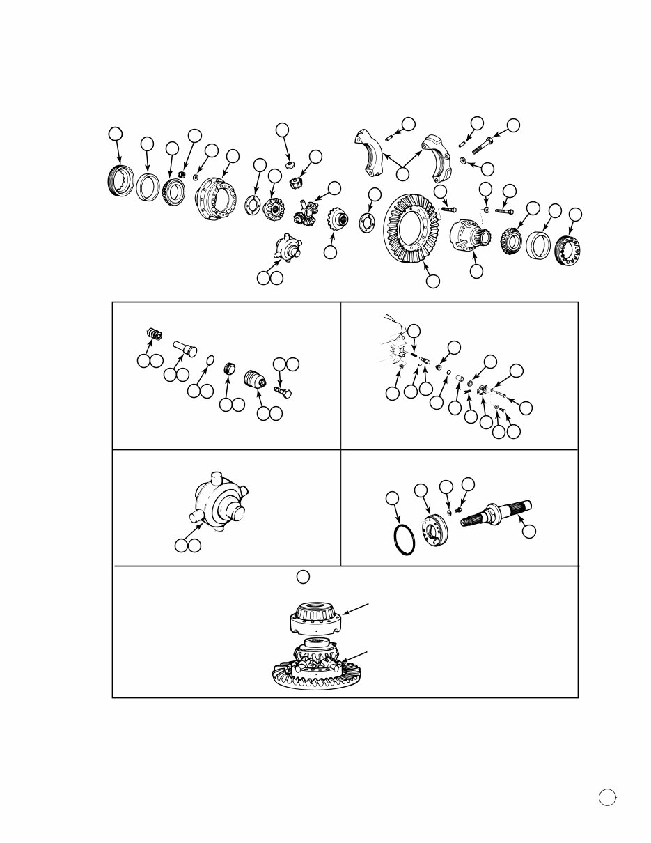 Meritor forward tandem drive axles maintenance service manual preview img 7