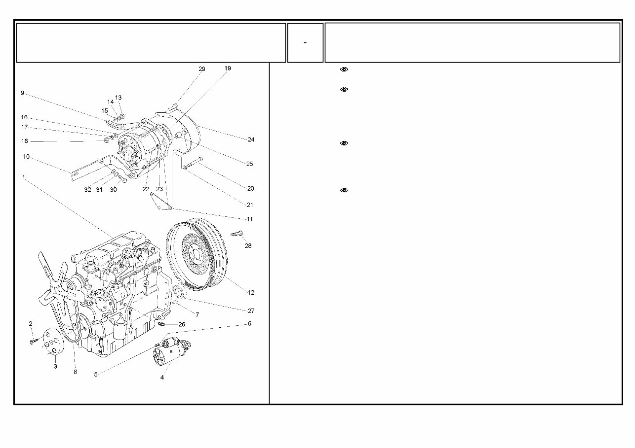 MASSEY FERGUSON Tractor mf86 backhoe master parts manual preview img 2