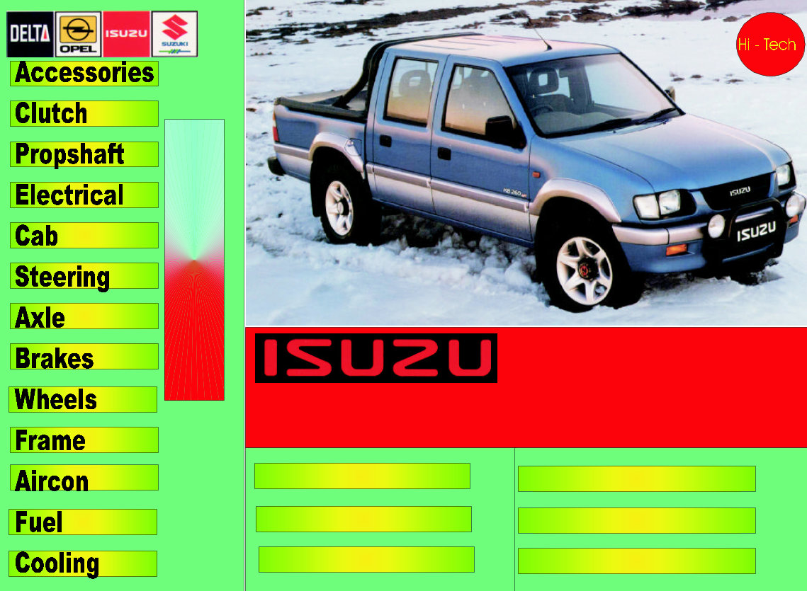 1993-1996 Isuzu KB Series Service & Repair Manual preview img 1