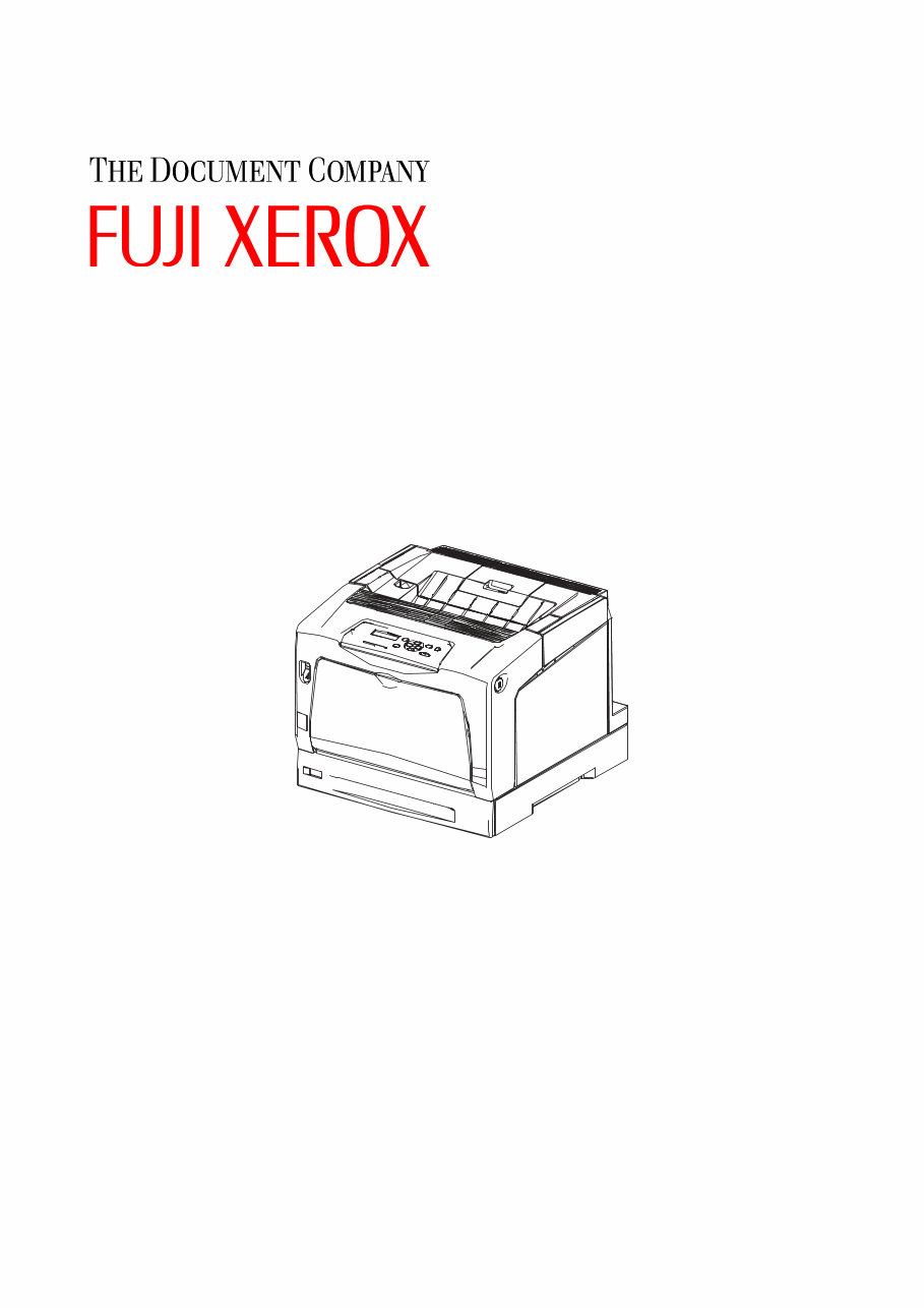FUJI XEROX DocuPrint C3055, C3055DX Color Laser Printer Service