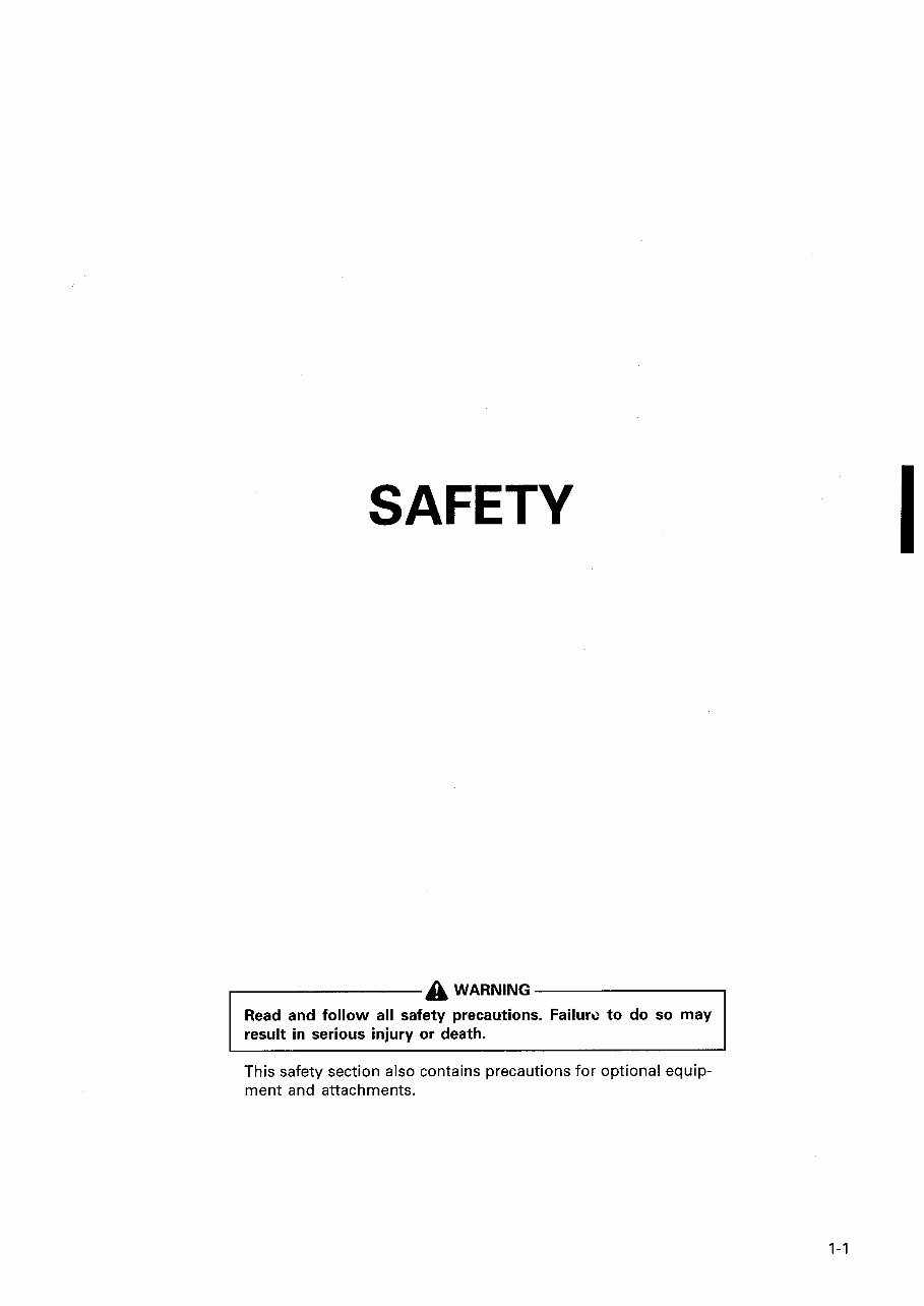 KOMATSU D155AX-3 BULLDOZER Operation & Maintenance Manual preview img 10