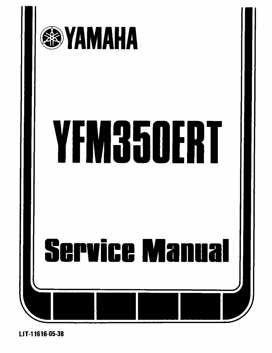1987-1990 Yamaha Moto 4 350 YFM350 ATV Service & Repair Manual preview img 2