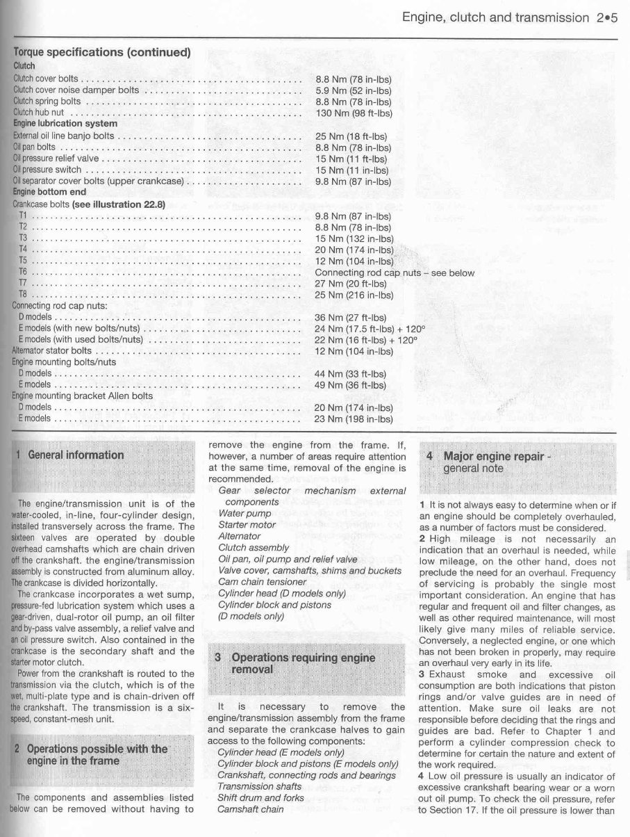 Kawasaki ZX600D ZX600E 1990-2000 Service Repair Manual preview img 5