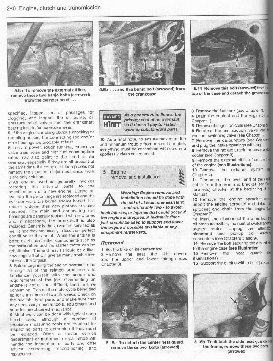 Kawasaki ZX600D ZX600E 1990-2000 Service Repair Manual preview img 6