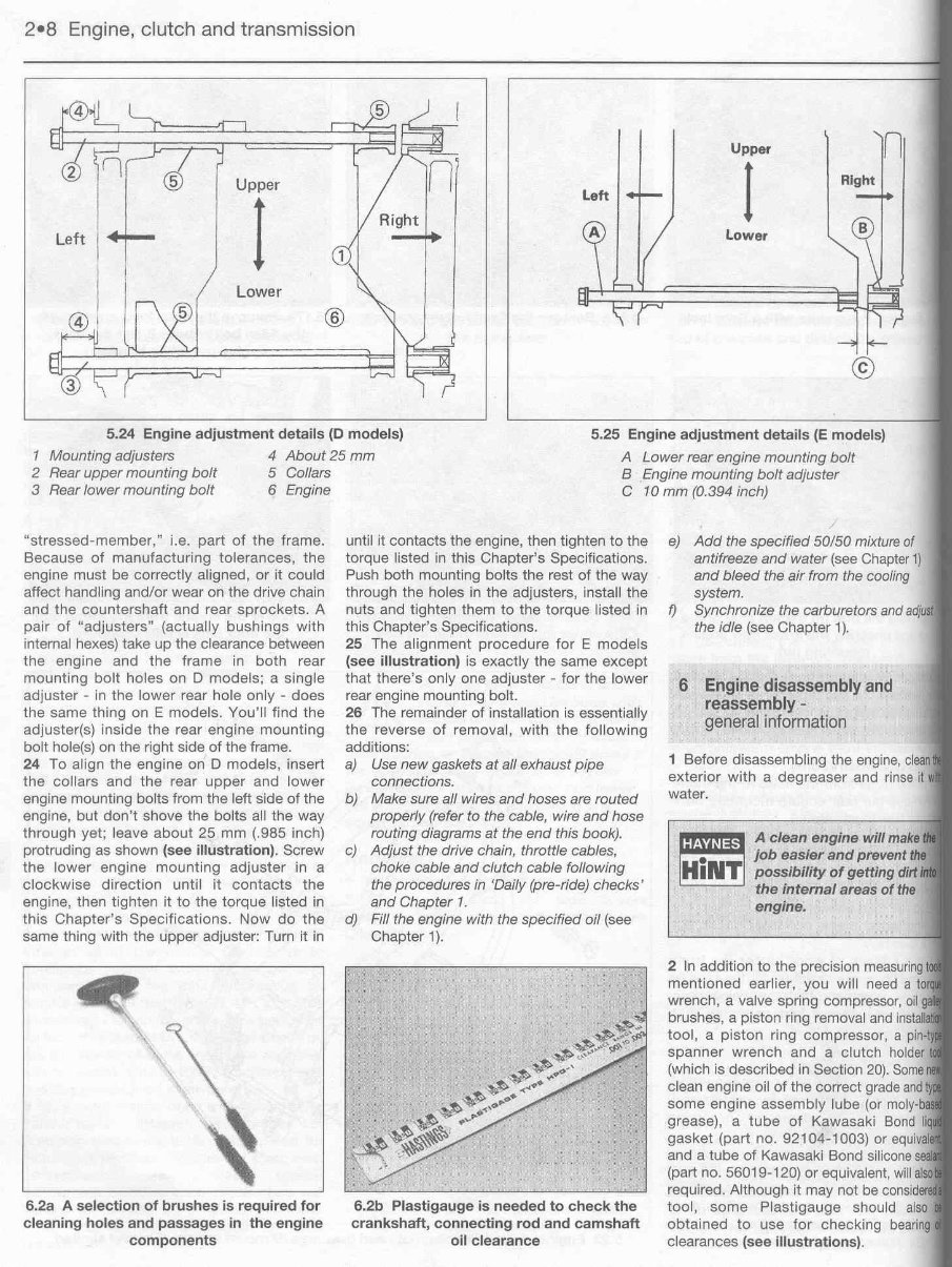 Kawasaki ZX600D ZX600E 1990-2000 Service Repair Manual preview img 8
