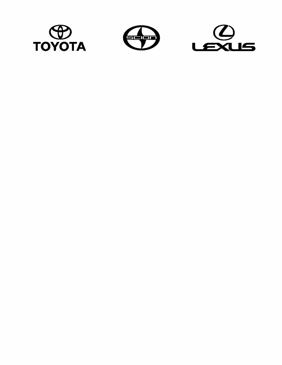 2009 Lexus ES350 Service & Repair Manual preview img 1