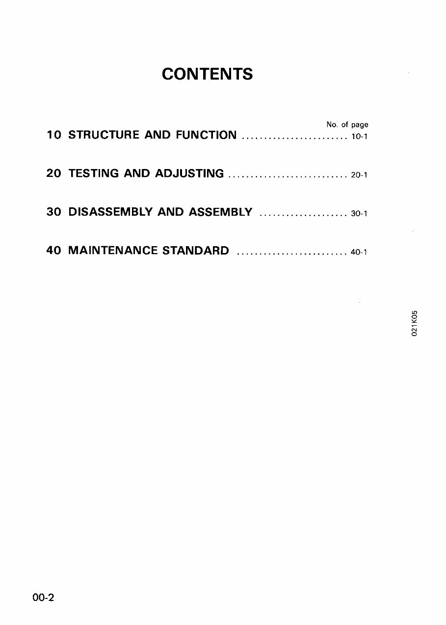 KOMATSU PC150-5 Hydraulic Excavator Service Repair Manual preview img 2