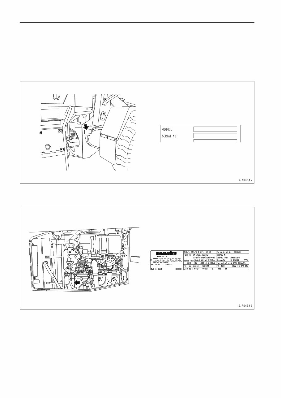 Komatsu WA250-5 operation and maintenance manual preview img 9