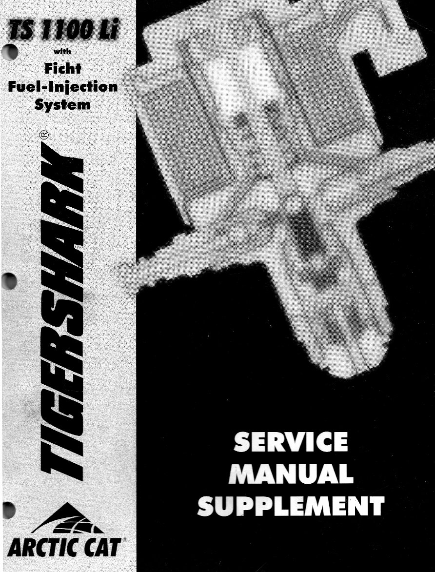 Arctic Cat Watercraft Tigershark T-1100-Li Service Manual Supplement preview img 1