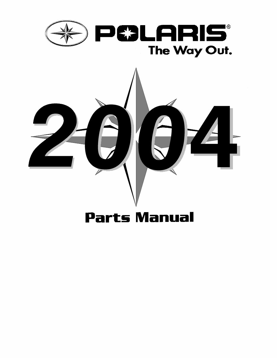 2004 POLARIS SPORTSMAN 500 HO ATV Parts CATALOG preview img 1