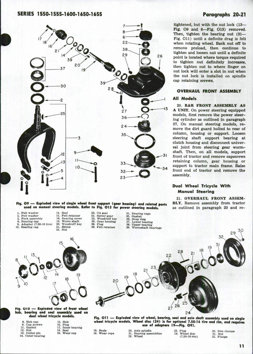 Oliver & Cockshutt 1550 1555 1600 1650 1655 Series Full Service & Repair Manual preview img 10