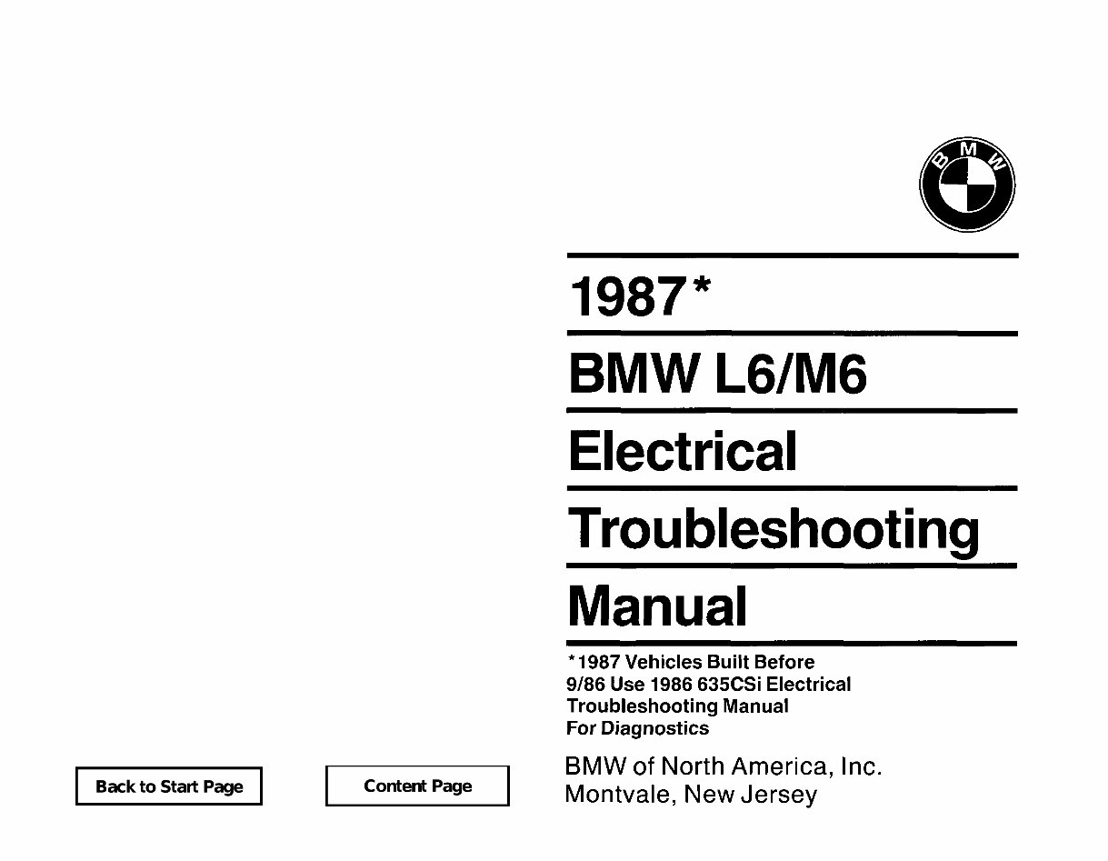 BMW Electronic Troubleshooting Manual E30 - E36 3 Series incl Z3 E31 8 Series preview img 1