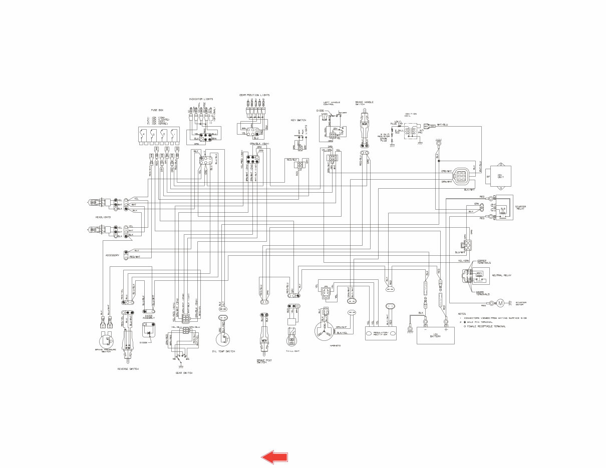 2000-2009 Arctic Cat ATV Wiring Diagrams Manual preview img 10